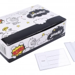 Priehľadná menovka s klipom a zatváracím špendlíkom