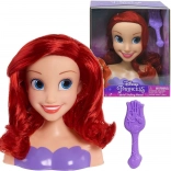 Hlava na česanie DISNEY Princezná Ariel – Malá morská víla so štetkou