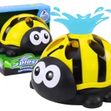 Záhradný postrekovač Lienka Vodná fontána žltá