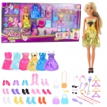 Veľká Módna Sada Anlily Bábika Šaty a Doplnky 65 ks