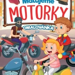 Maľujeme motorky – omaľovánka pre deti