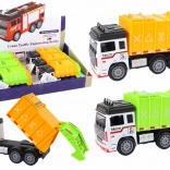 Smetiarenské auto s prívesom