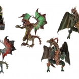 Plastová figúrka draka 12x16 cm mix druhov