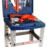 Dielenská sada 2v1 pre deti 3+ Prenosný kufrík a pracovný stôl s náradím