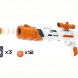 Pistola na penové loptičky s terčmi 34 cm