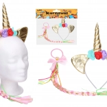 Karnevalová čelenka s jednorožcom