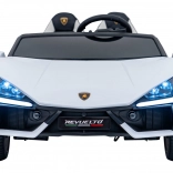 Detské elektrické auto Lamborghini Revuelto XL 24V – biele, dvojmiestne