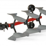Rolly Toys otočný viacradličný pluh NIEMEYER pre detské traktory