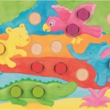 Vkladacia hra s kockou Farby GOKI