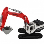 Stavebná hračka bager na pásy plast/kov