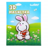 Magnet v tvare zajačika 6 cm