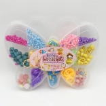 Sada gumičiek a korálikov na výrobu náramkov Loom Band, 338 ks