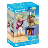 Playmobil myLife starostlivosť o psy – sada na úpravu pudla