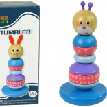 Drevená vzdelávacia pyramída Medvedík