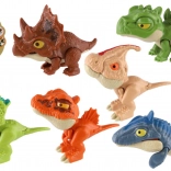 kusací dinosaurus mini 8 cm – plastová figúrka na karte