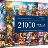 Trefl puzzle Kronika Zeme: od stvorenia k budúcnosti 21000 dielikov