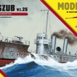 Poľský torpédoborec ORP Kaszub 1935 model 1:400