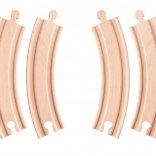 Železničné zákruty – dlhé (4 ks)