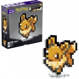 mega pokemon pixel eevee – stavebnica dekoratívnej figúrky