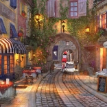 Puzzle Francúzska ulička 1000 dielikov