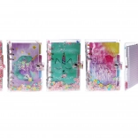 Zápisník s jednorožcom a flitrami, 13 × 19,5 cm, 80 listov