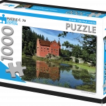 Puzzle Zámok Červená Lhota 1000 dielikov Turistická edícia