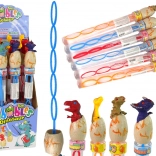 Bublifuk s motívom dinosaurov 34 cm – rôzne farby