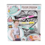 Vyfarbovacia taška s fixkami na textil