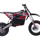 Elektrická detská motorka pit bike – červená