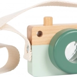 Hudobná skrinka v tvare televízora z FSC dreva pre deti