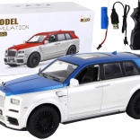 RC auto 1:20 bielo-modré s diaľkovým ovládaním BVLIIMAN