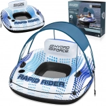 Nafukovací kruh s operadlom a strieškou BESTWAY 123 cm