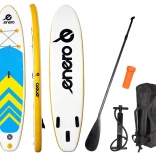 nafukovací paddleboard enero 320 × 76 × 15 cm – žlto-modro-biely sup set