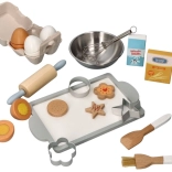 detská sada na pečenie z dreva a nerezu