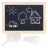 Goki obojstranná čierna tabuľa s kriedami