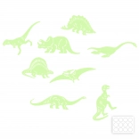 Tvary dinosaurov svietiacich v tme