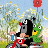 Písacia sada s blokom A5 a perom Krtek