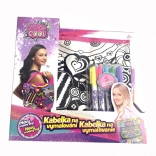 Kabelka na vymaľovanie City – kreatívna detská kabelka na vyfarbovanie