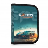 Školský peračník jednoposchodový s motívom auta Oxybag