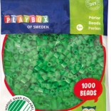 Zažehľovacie korálky zelené 1000 ks