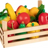 GOKI Drevená prepravka s ovocím a zeleninou