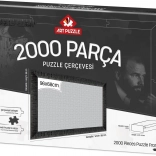 Rám na puzzle 96x68 cm čierny