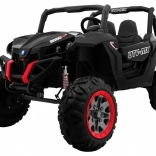 Detské elektrické buggy SuperStar 4x4 s diaľkovým ovládačom, LED a MP3 – čierne