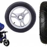 Plastové predné koleso s nafukovacou gumovou pneumatikou PRO600