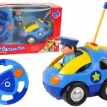 Policajné autíčko na diaľkové ovládanie so svetlom a zvukom pre malé deti