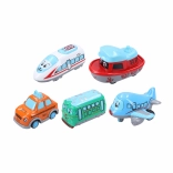 Kovový dopravný prostriedok 6 cm na spätné natiahnutie