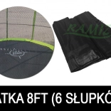 Ochranná sieť SkyRamiz pre záhradnú trampolínu 244 cm (8 ft) – 6 tunelov na stĺpiky