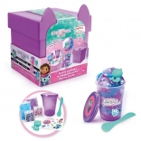 Gabi’s Cat House plastelína – Box s prekvapením pre mačky, fialová (sliz)