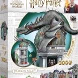 3D puzzle WREBBIT Harry Potter: Gringottova banka 300 dielikov