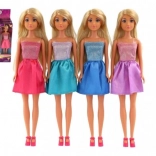 Bábika ANLILY s trblietavými šatami – 30 cm (mix)